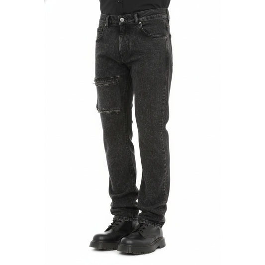 Moschino Distressed Denim Jeans Black (J03547023-0555), Men