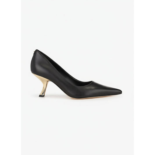 Michael Kors Black Pointed Toe Mid Pump (40F4LUMP3L-BLACK) Women