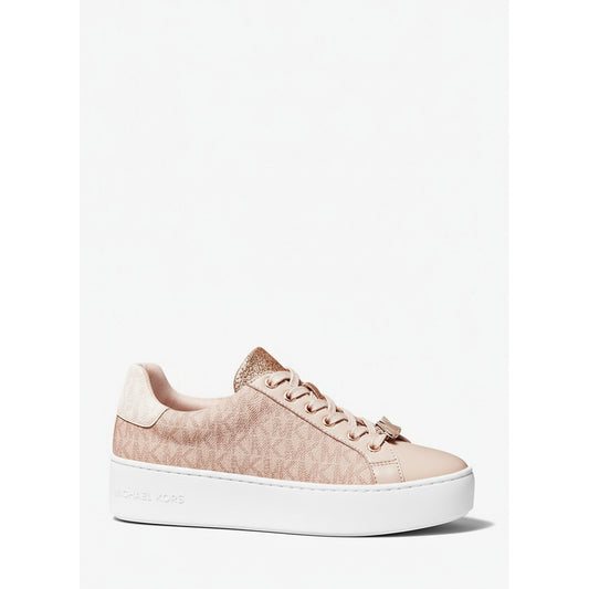 Michael Kors Rose Gold Platform Sneakers (49S0POFS2B-BALLET) Women