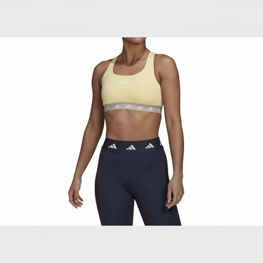 Adidas PWR MS TF Sports Bra Yellow Green, Women