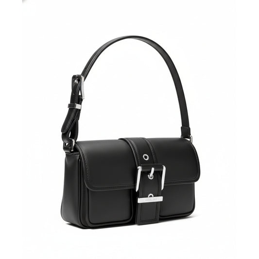 Michael Kors Black Leather Shoulder Bag (30S4SBAL2L-BLACK) Women