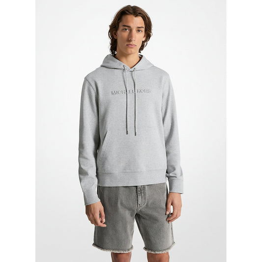 Michael Kors Embossed Logo Hoodie Grey (CR552G25MF-HEATHER-GREY) Men