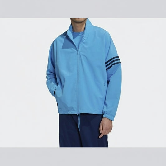 Adidas Track Stripes Wind Jacket Blue (HM1869-BLUE), Men