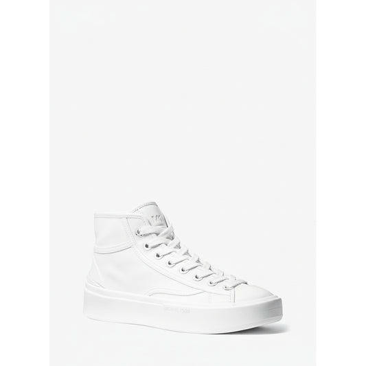 Michael Kors Jude White High Top Sneakers (43S5JUFE6D-WHITE) Women