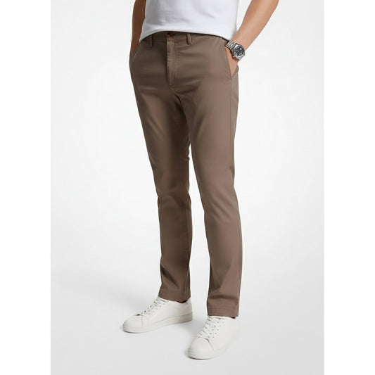 Michael Kors Slim Fit Chino Pants Brown, Women