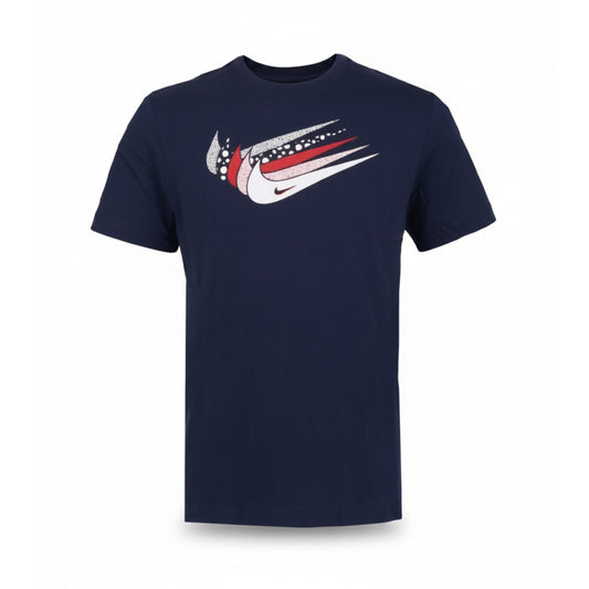 Nike Multi Swoosh Navy T-Shirt, Men