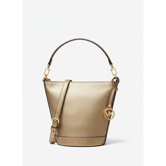 Michael Kors Metallic Gold Bucket Bag (32R4G10C5M-PALEGOLD) Women