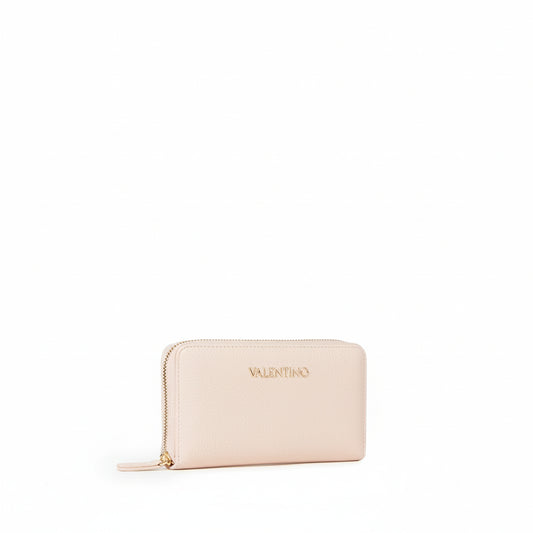Mario Valentino Beige Zip Wallet Small (VPS7LX155-030) Women