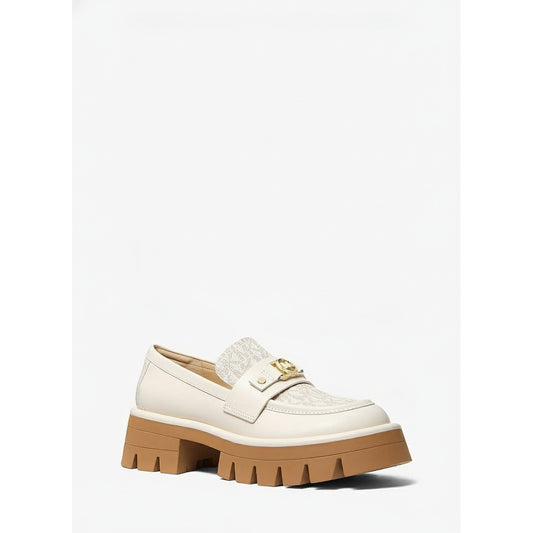 Michael Kors Mandy Lug-Sole Logo Loafer Vanilla, Women
