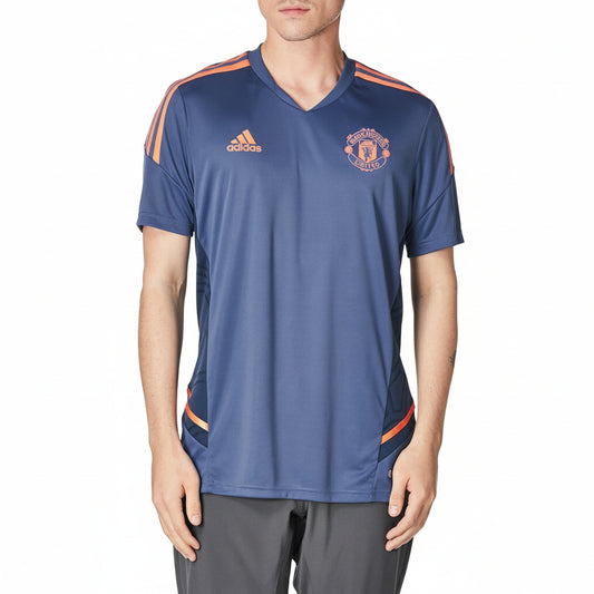 Adidas Football T-Shirt MUFC TR JSY Y (HH9321-BLUE) Kids