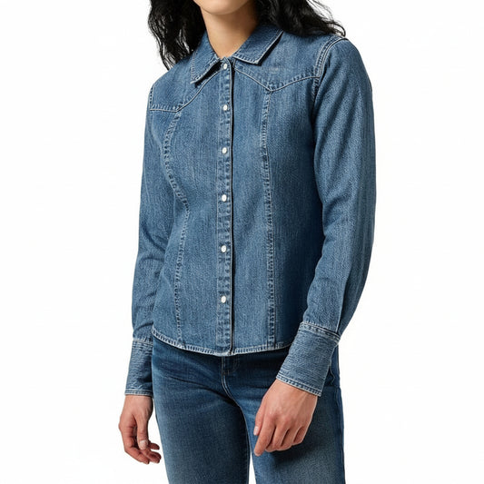 Wrangler EXAG YOKE SHIRT FADED BLUE (112356476) Women