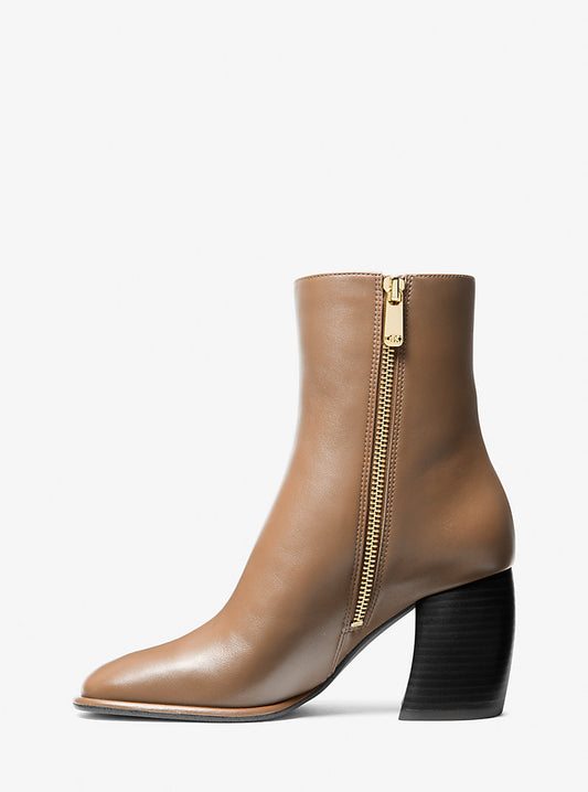 Michael Kors Leather Ankle Boots Brown (40F4MDME5L-DRIFTWOOD) Women