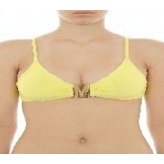Moschino Yellow Front Clasp Bikini Top (A57249503-0021) Women