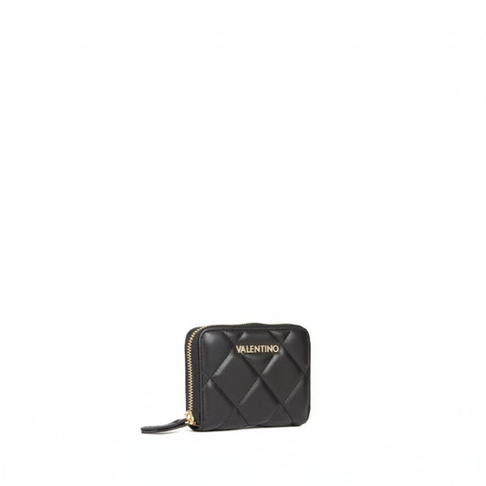 Mario Valentino Quilted Zip Wallet Black (VPS3KK137R-001) Women