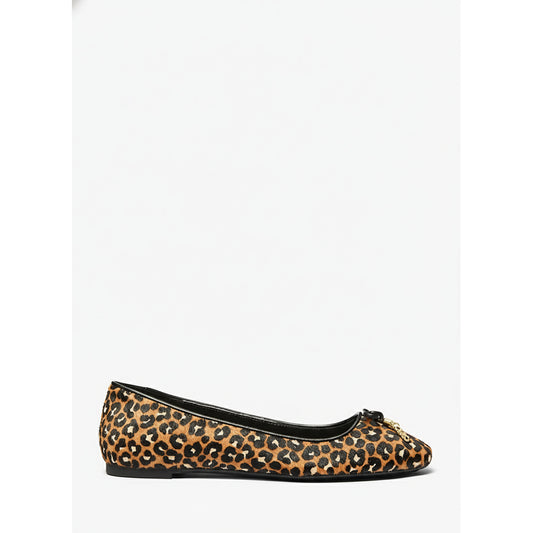 Michael Kors Leopard Print Ballet Flats Black (40F3NRFP1H-BLACK-COMBO) Women