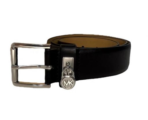 Michael Kors Leather Belt Black, Women