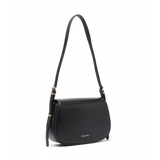 Michael Kors Black Leather Shoulder Bag (30R5SL0M2L-BLACK) Women
