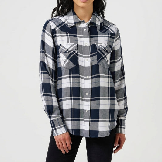 Wrangler WESTERN SHIRT NAVY (112356488) Women