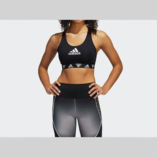 Adidas Bra DRST ASK P BOS (FT3129-BLACK_WHITE) Women