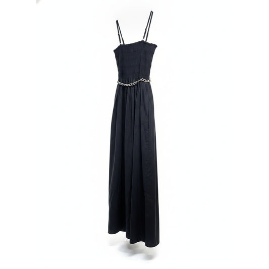 SMOCKED MIDI DRESS, Women