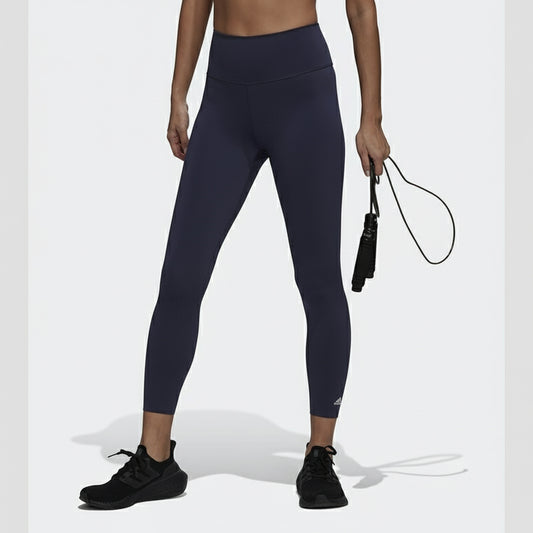 Adidas High-Waisted Navy Leggings (HC3073-NAVY) Women