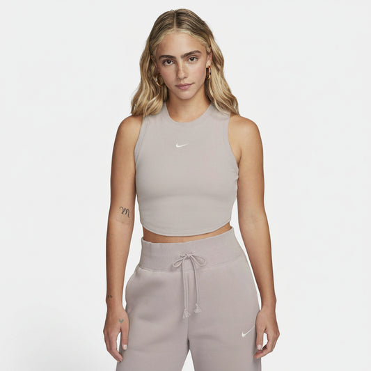 Nike Sportswear Essentials Women's Ribbed Tank Top Damen-T-Shirt (FB8279-019) Women