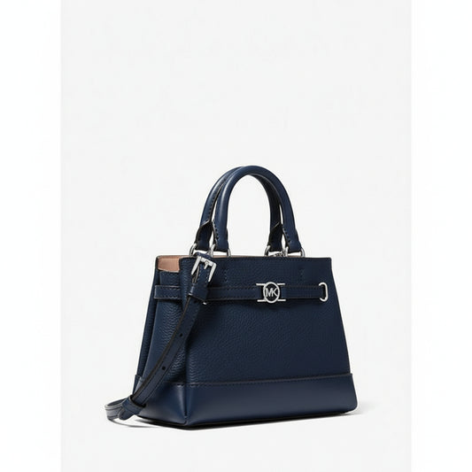 Michael Kors Reed Leather Crossbody Navy (35F4S6RC0T-NAVY) Women