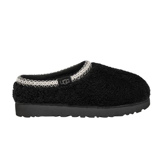 UGG Tasman Maxi Curly Slipper Black (1158356-BLK) Women