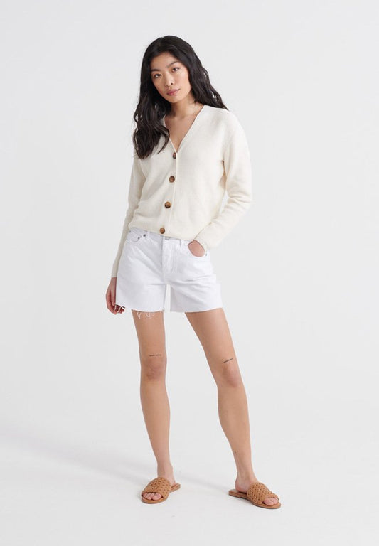 DENIM MID LENGTH SHORT Women