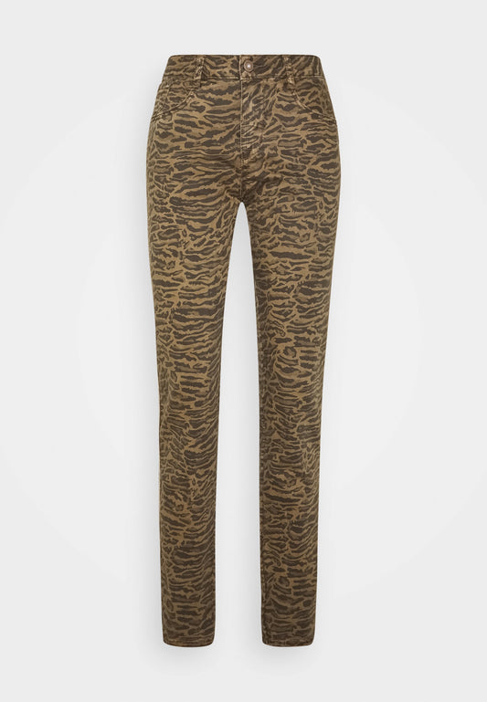 Cream LotteCR Printed Twill Pants Coco Fit Khaki (CR221A07F-N11) Women