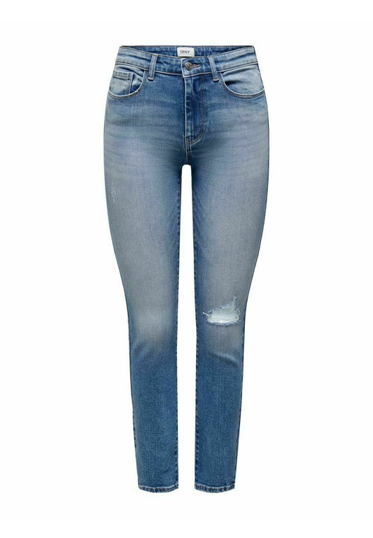 ONLY Slim Fit Jeans ONLSui Mid Ankle Light-Blue Denim (ON321N1QA-K11) Women