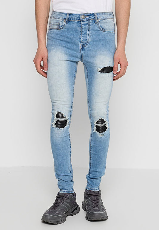 DENIM WITH INSIDE BIKER YOKE Men