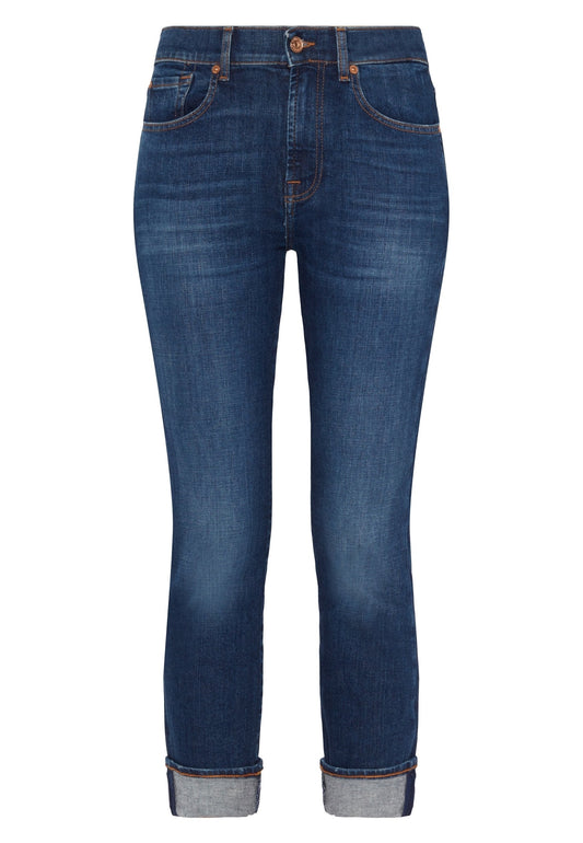 7 for all mankind Boyfriend Fit Jeans RELAXED SKINNY Dark Blue (7F121N0XP-K11) Women