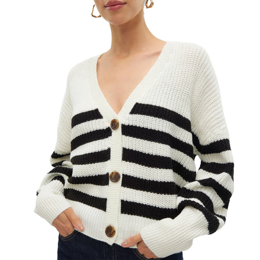 Vero Moda Lea Cardigan Vest (10249632-CLOUDDANCER) Women