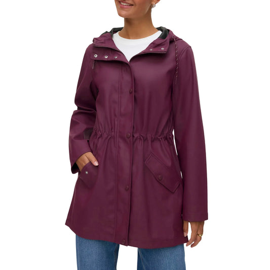 Vero Moda Malou Coated Jacket (10266982-WINETASTING) Women