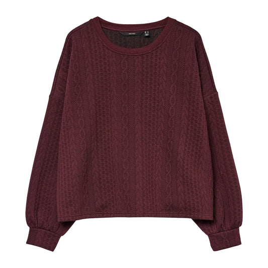 Vero Moda Janni Sweater (10333287-WINETASTING) Women