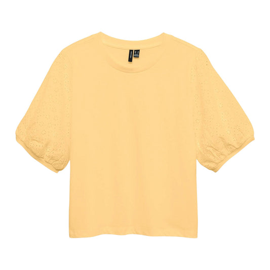 Vero Moda Janni SS Top (10340706-GOLDENHAZE) Women