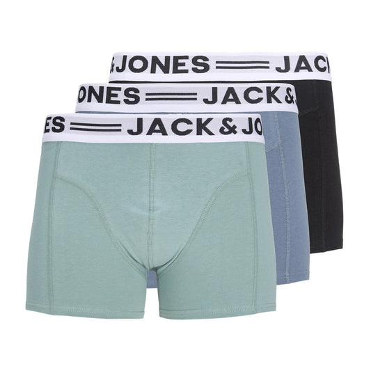 Jack & Jones Sense Trunk Boxershorts (3-pack) (12149293-BLKBLUEMIRA) Kids