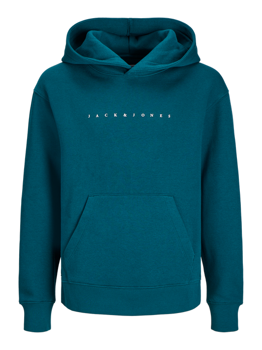 Jack & Jones Junior JJESTAR JJ SWEAT HOOD NOOS JNR Iceberg Green (12237468-Iceberg Green) Kids