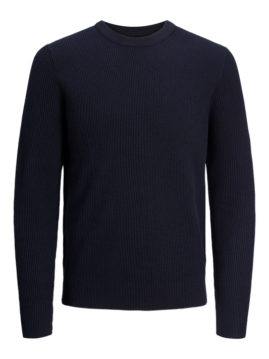 Jack & Jones Essentials JJEPERFECT KNIT CREW NECK LN Sky Captain (12257771-Sky Captain) Men