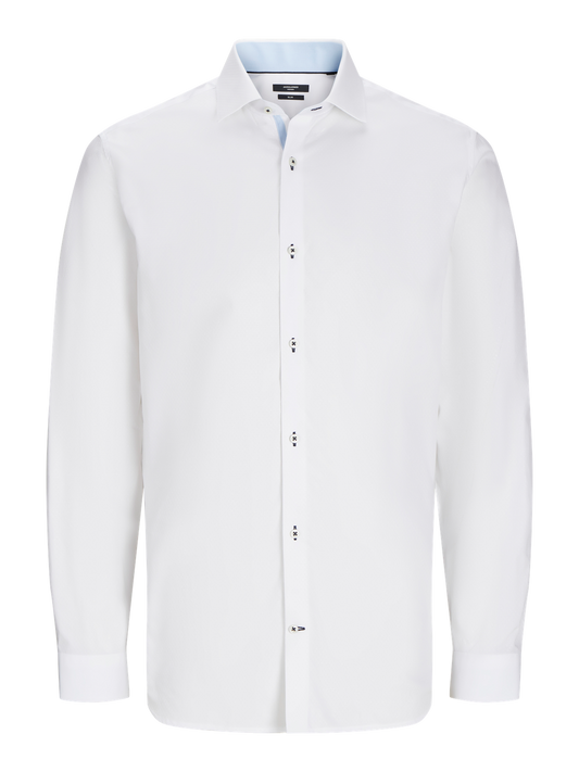 Jack & Jones Premium JPRBLAPARKER DETAIL L/S SHIRT NOOS White (12260641-White) Men