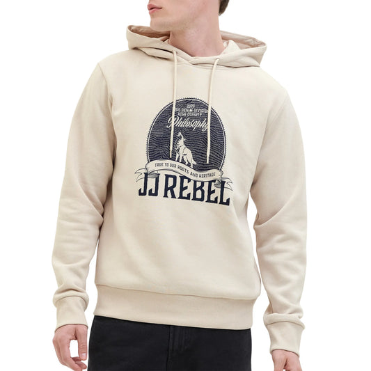 JJ Rebel Lasse Sweat Hoodie (12279395-MOONBEAM) Men