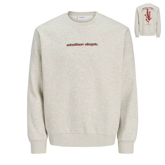 Jack & Jones Rody Sweater (12282242-WHITEMELANG) Men