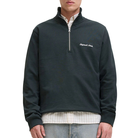 Jack & Jones Norrebro Half Zip Sweater (12282899-FORESTRIVER) Men