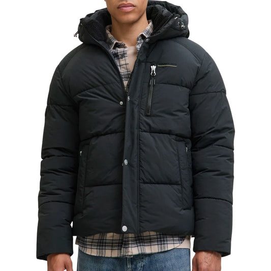 Jack & Jones York Hooded Puffer Winterjacket (12282933-BLACK) Men