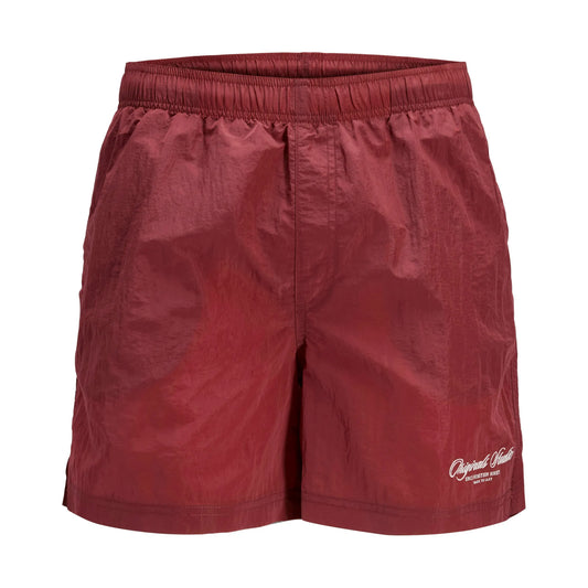 Jack & Jones Maui Crinkle Swimshort (12285513-TIBETANRED) Men