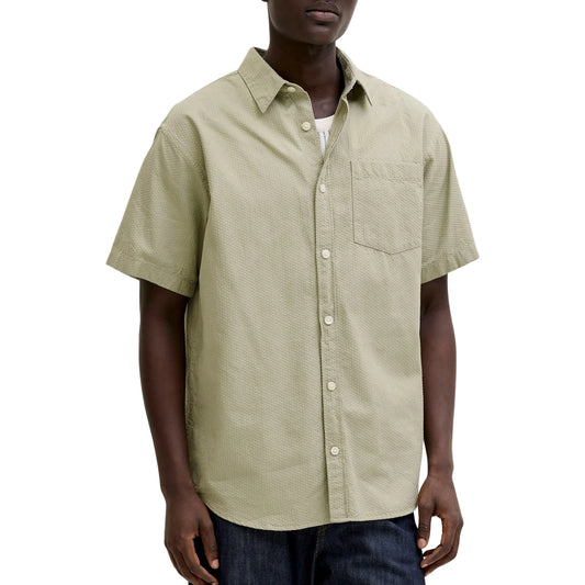 Jack & Jones Jornantucket Dobby Shirt (12291439-SEAGRASS) Men