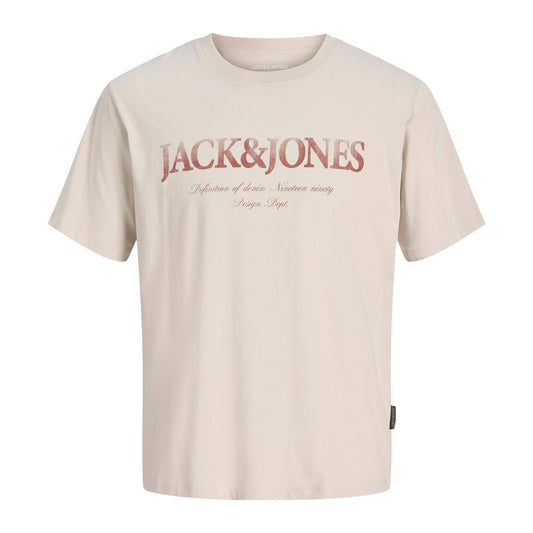 Jack & Jones Devin Daytona Print Shirt (plussize) (12295977-MOONBEAM) Men