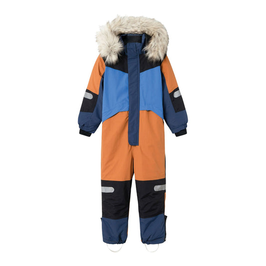 Name it Storm12 Block Skisuit (13230577-LEATHERBROW) Kids