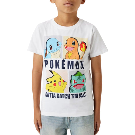 Name It Dazz Pokemon Shirt (13239100-BRIGHTWHITE) Kids